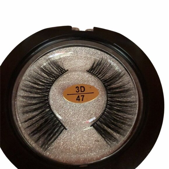 Handmade 3D Mink Lashes #47 Long Thick Eyelashes Extension 100% Real Mink - Picture 3 of 4